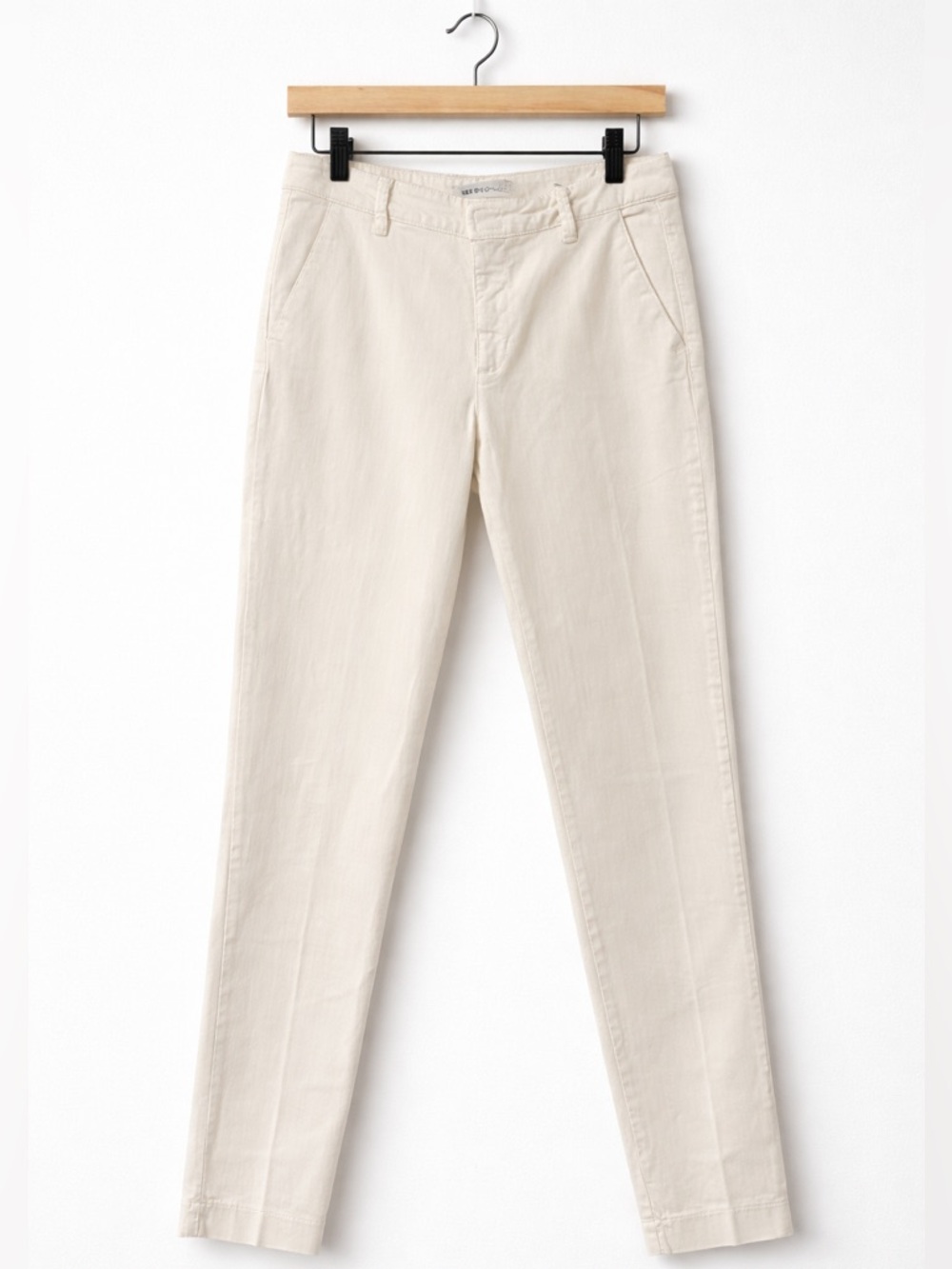 See by Chloé Cream Cotton Twill Ankle Pants Size 4